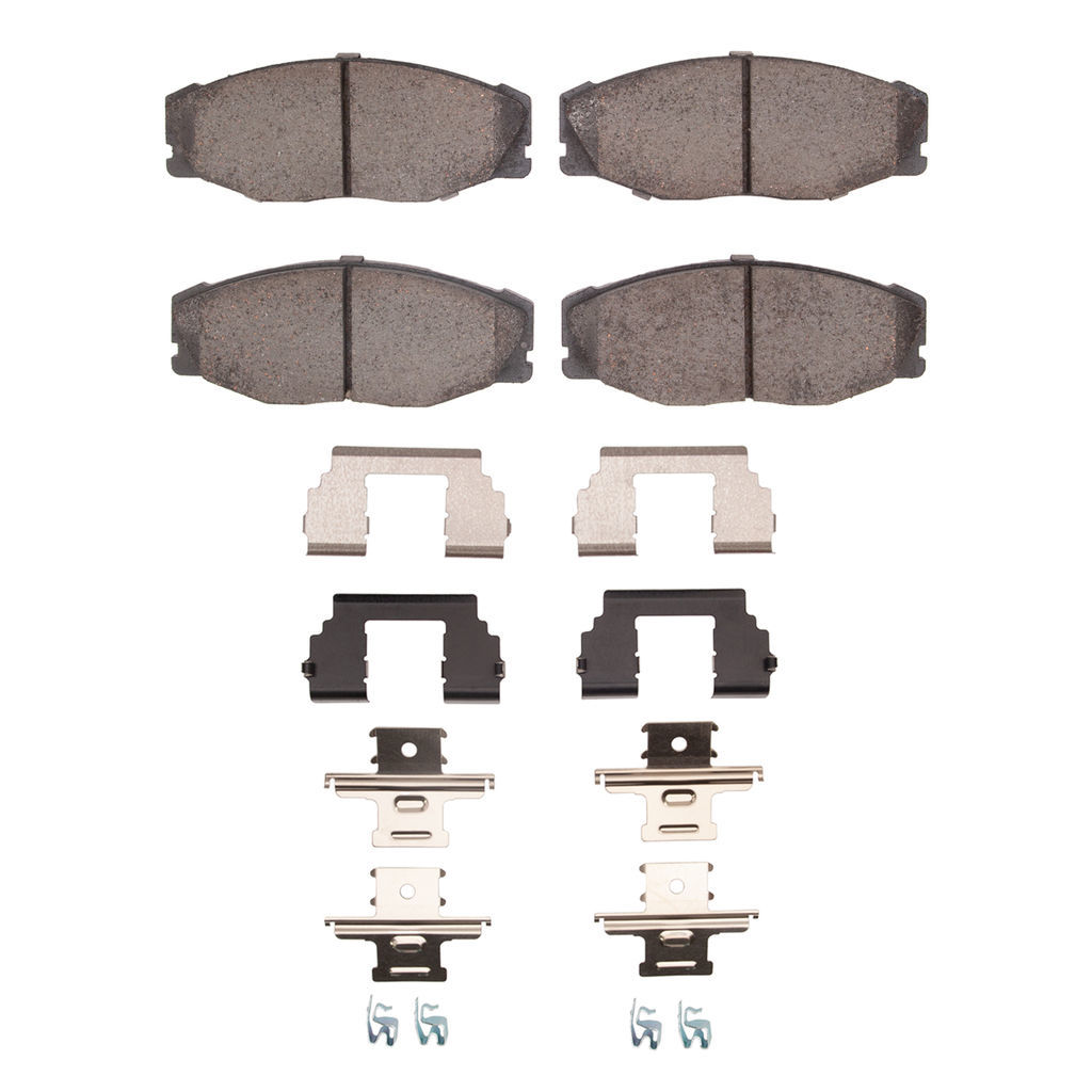 Dynamic Friction 1551-0604-01 - 5000 Advanced Ceramic Brake Pads With Hardware