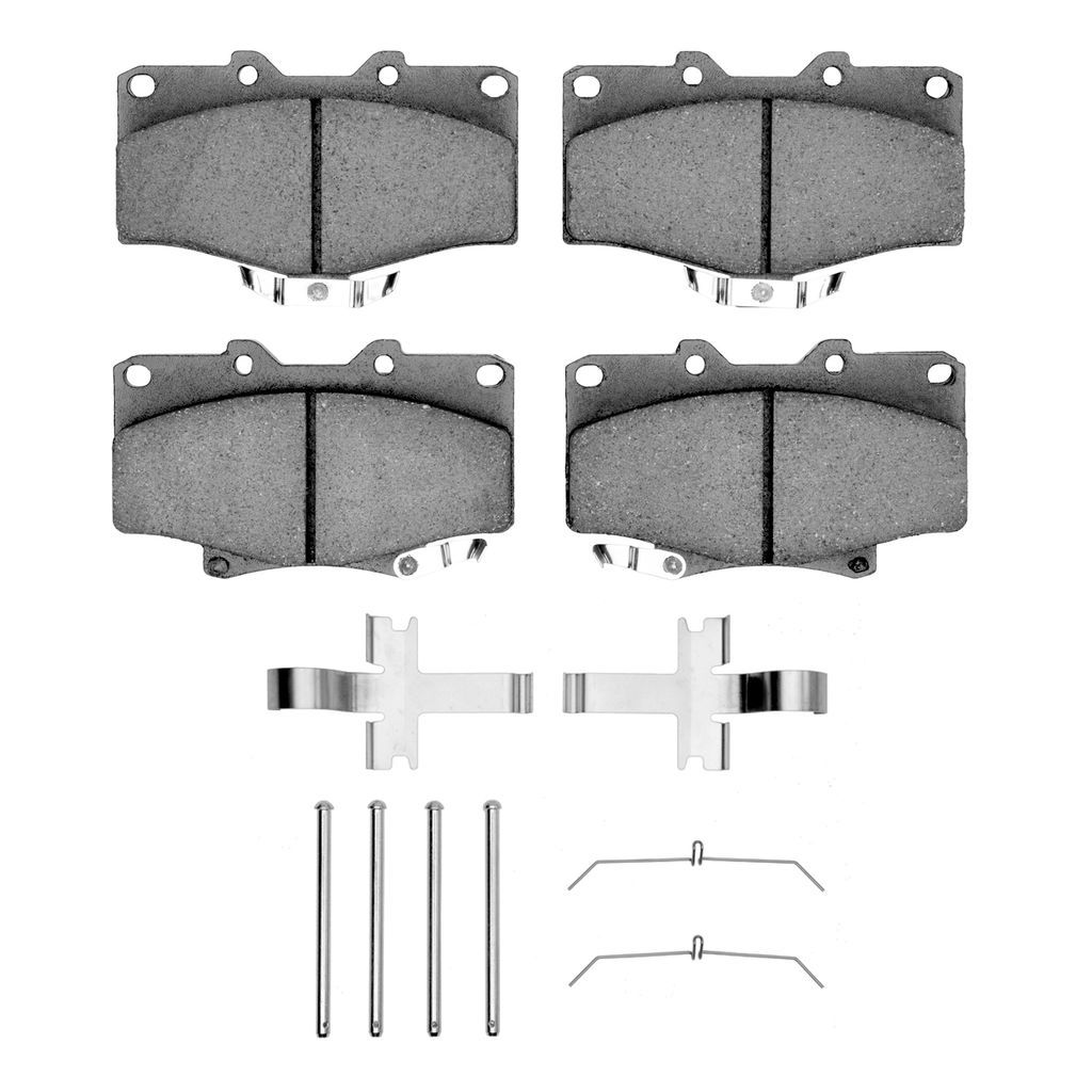 Dynamic Friction 1551-0611-01 - 5000 Advanced Ceramic Brake Pads With Hardware