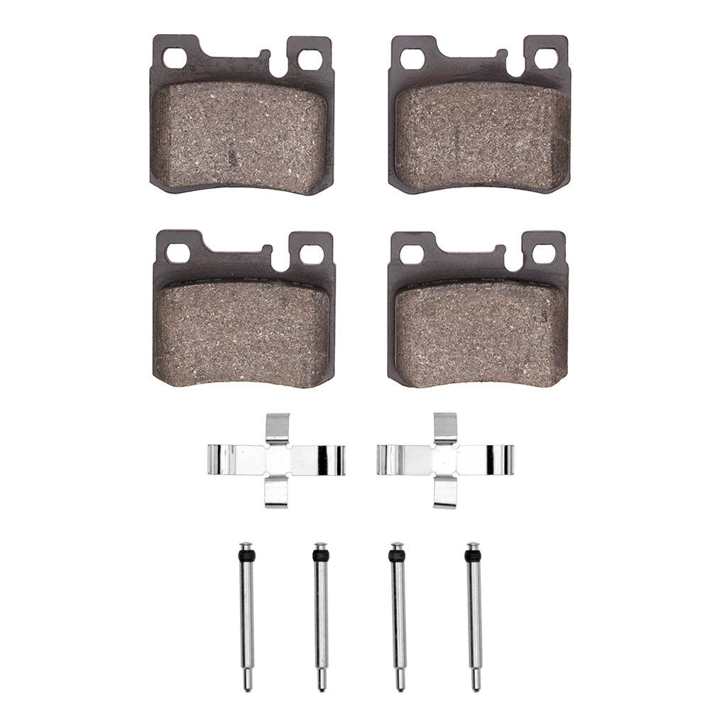 Dynamic Friction 1551-0620-01 - 5000 Advanced Low Metallic Brake Pads With Hardware
