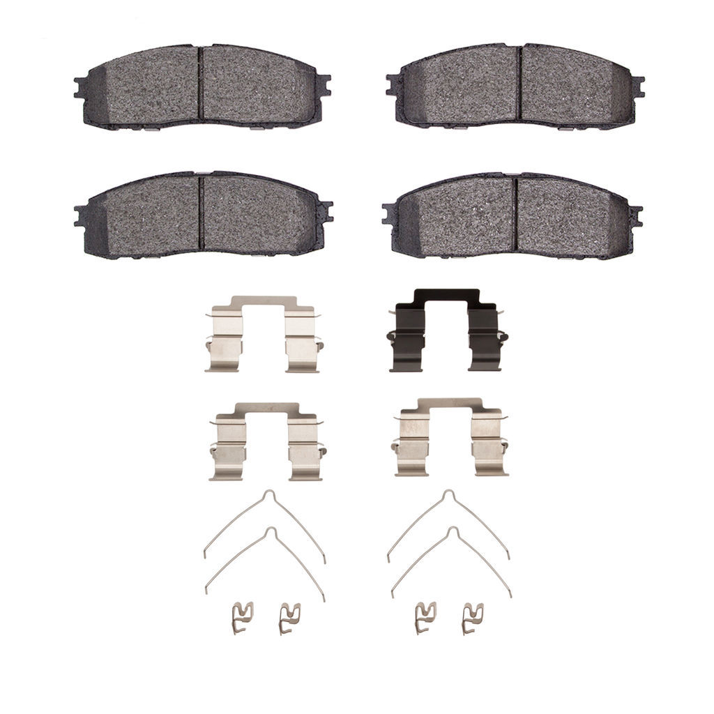 Dynamic Friction 1551-0622-01 - 5000 Advanced Ceramic Brake Pads With Hardware