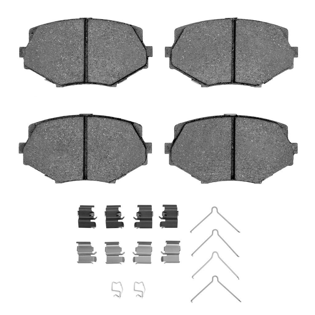 Dynamic Friction 1551-0635-01 - 5000 Advanced Ceramic Brake Pads With Hardware