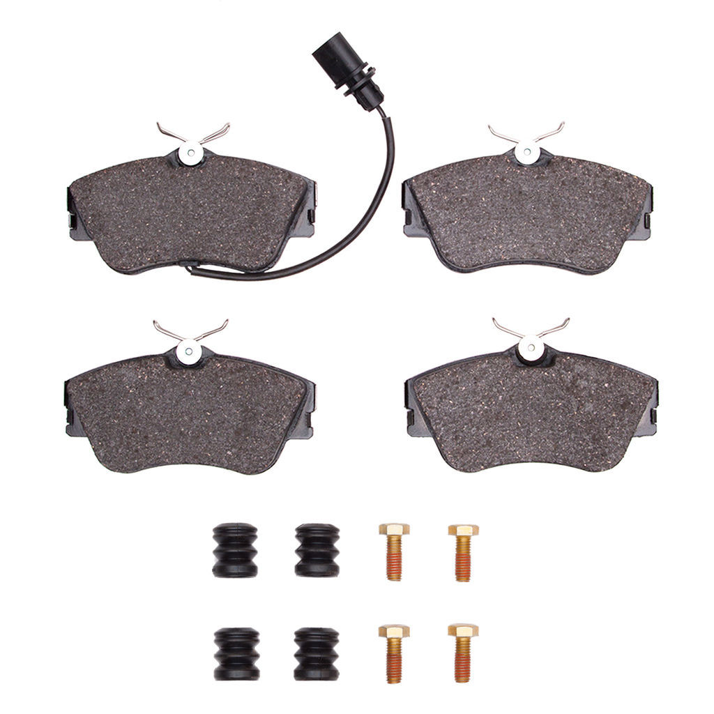 Dynamic Friction 1551-0638-11 - 5000 Advanced Low Metallic Brake Pads With Hardware