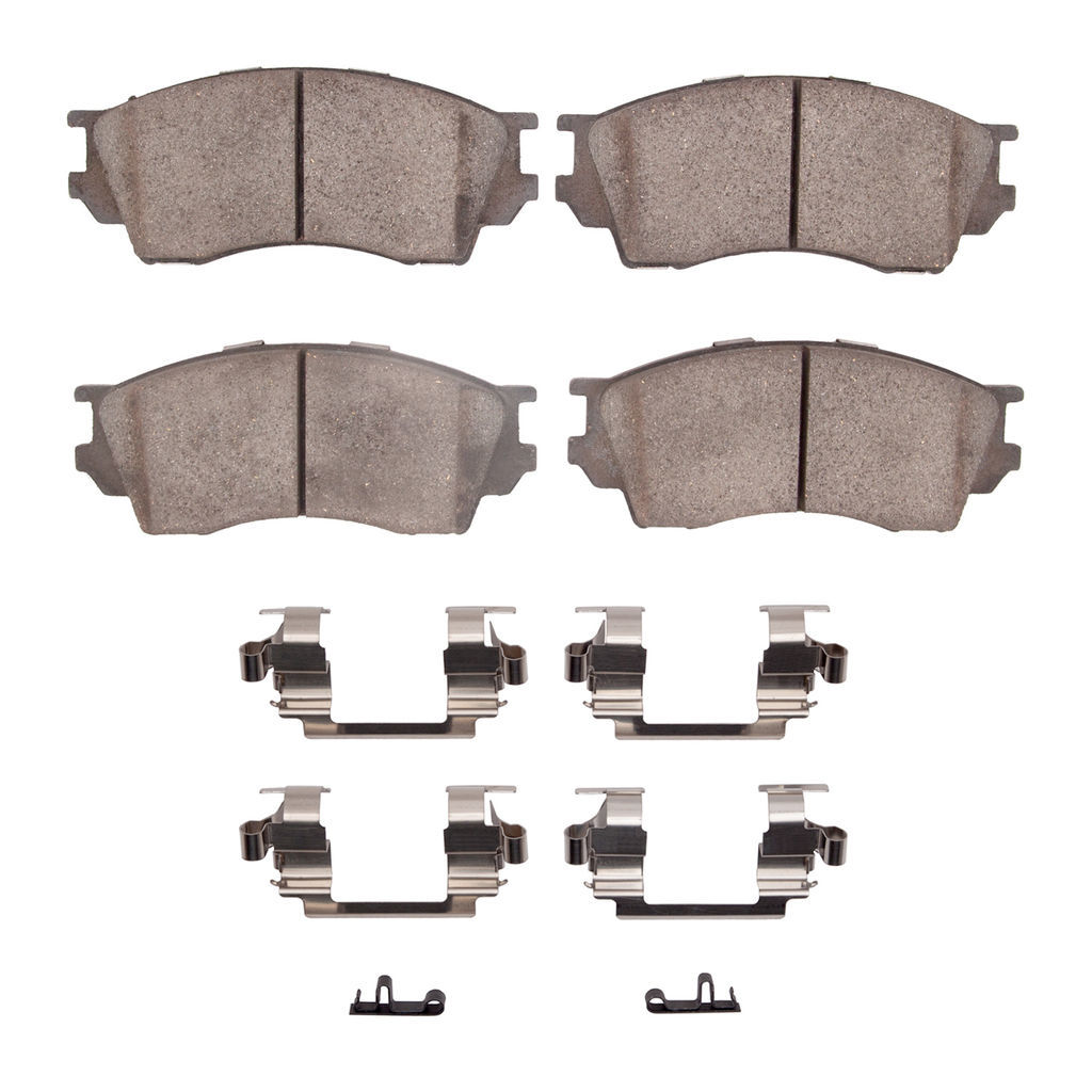 Dynamic Friction 1551-0643-01 - 5000 Advanced Ceramic Brake Pads With Hardware