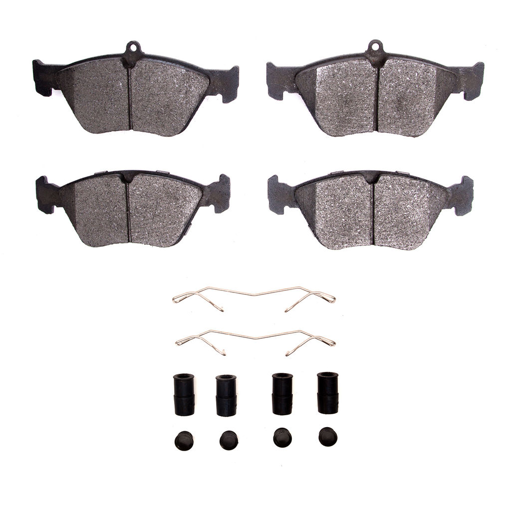 Dynamic Friction 1551-0644-01 - 5000 Advanced Low Metallic Brake Pads With Hardware