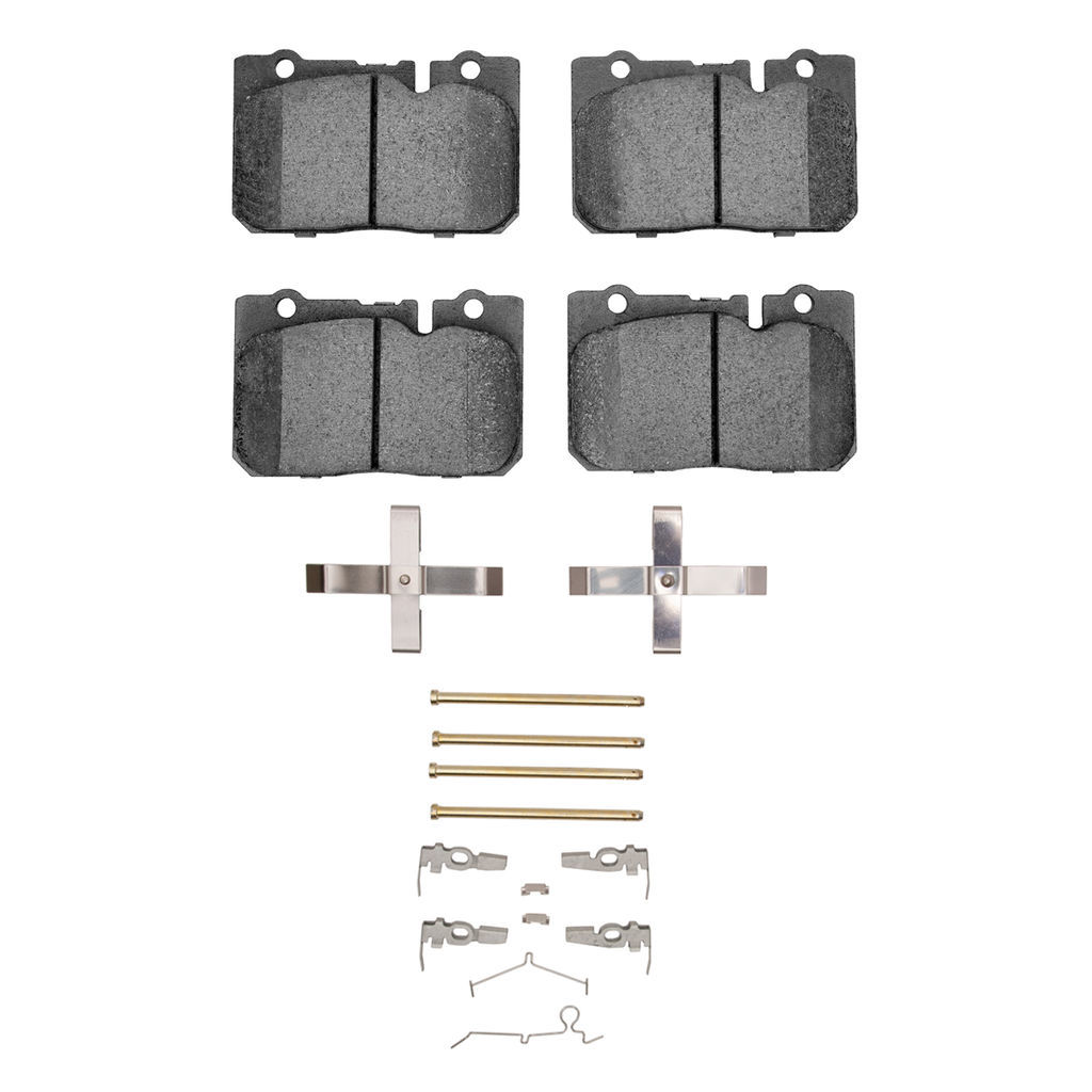 Dynamic Friction 1551-0665-01 - 5000 Advanced Ceramic Brake Pads With Hardware