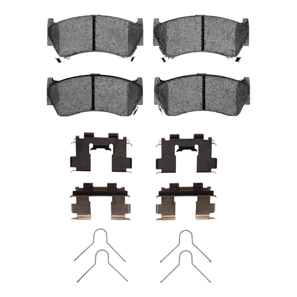 Dynamic Friction 1551-0668-01 - 5000 Advanced Ceramic Brake Pads With Hardware