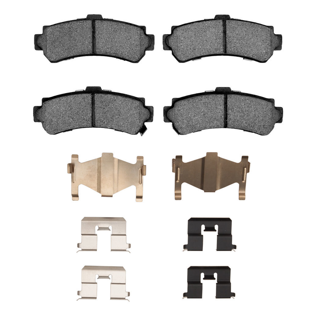 Dynamic Friction 1551-0669-01 - 5000 Advanced Ceramic Brake Pads With Hardware