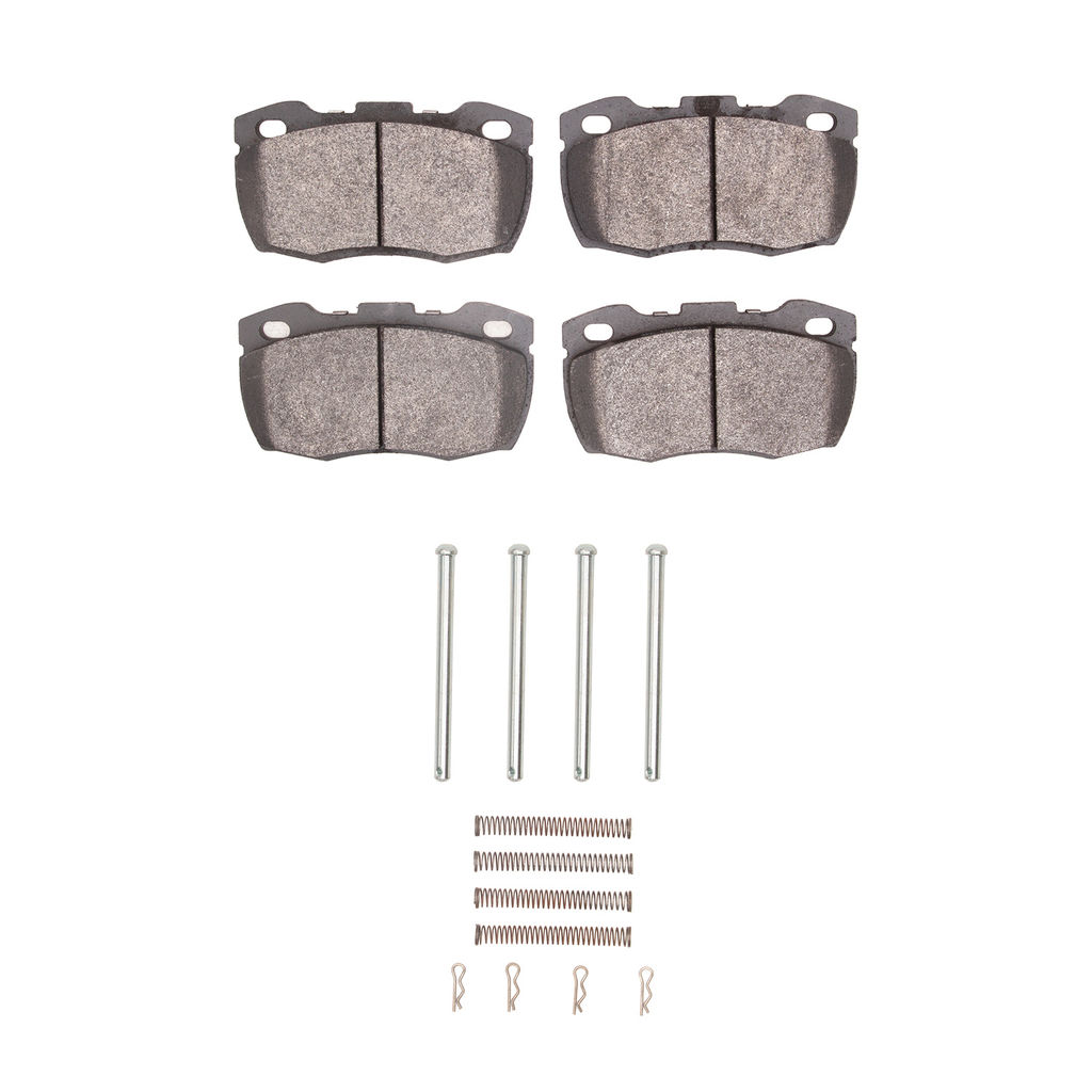 Dynamic Friction 1551-0671-01 - 5000 Advanced Low Metallic Brake Pads With Hardware