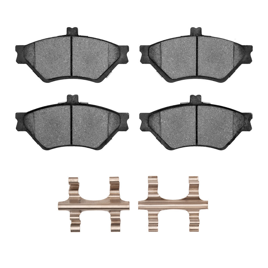 Dynamic Friction 1551-0678-01 - 5000 Advanced Semi Metallic Brake Pads With Hardware