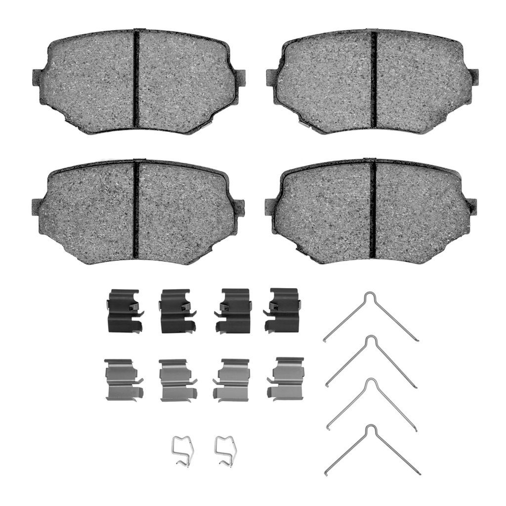 Dynamic Friction 1551-0680-01 - 5000 Advanced Ceramic Brake Pads With Hardware