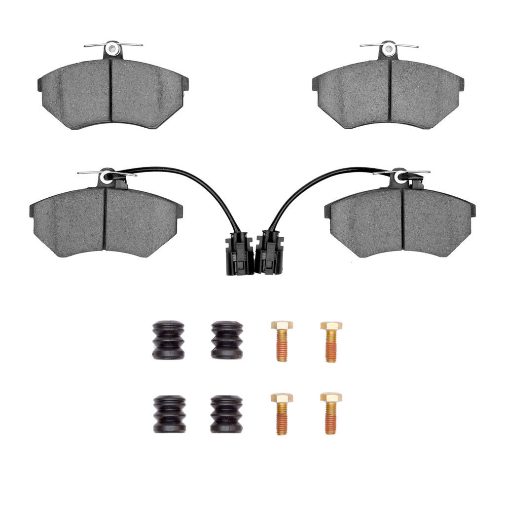 Dynamic Friction 1551-0684-01 - 5000 Advanced Semi Metallic Brake Pads With Hardware