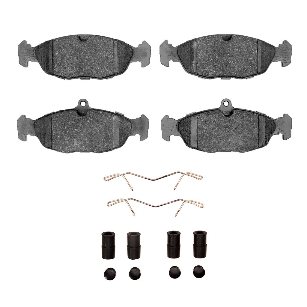 Dynamic Friction 1551-0688-01 - 5000 Advanced Low Metallic Brake Pads With Hardware