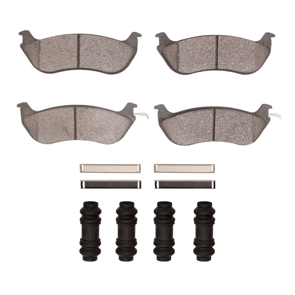 Dynamic Friction 1551-0690-01 - 5000 Advanced Ceramic Brake Pads With Hardware