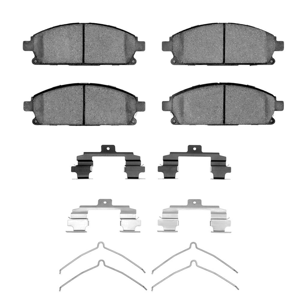 Dynamic Friction 1551-0691-01 - 5000 Advanced Ceramic Brake Pads With Hardware