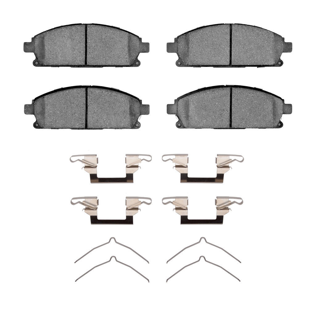 Dynamic Friction 1551-0691-02 - 5000 Advanced Ceramic Brake Pads With Hardware