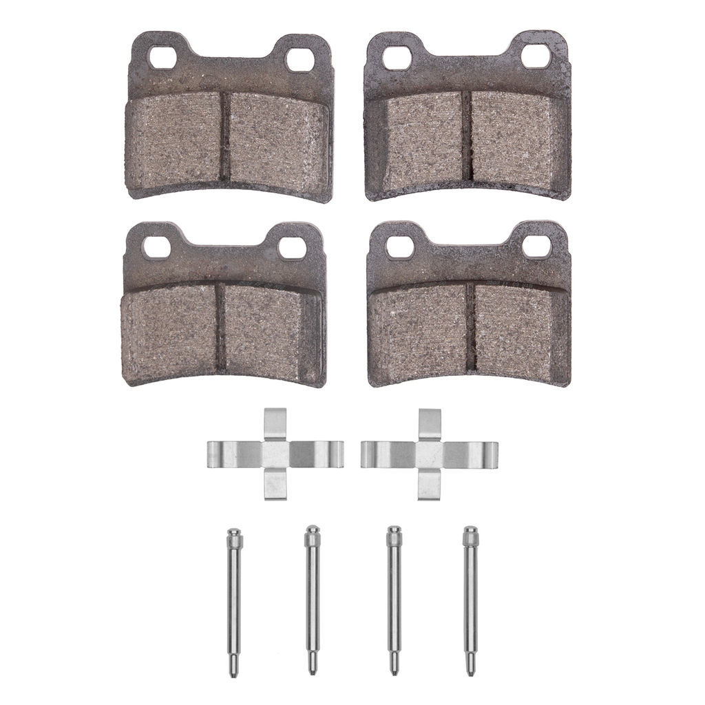 Dynamic Friction 1551-0693-01 - 5000 Advanced Semi Metallic Brake Pads With Hardware