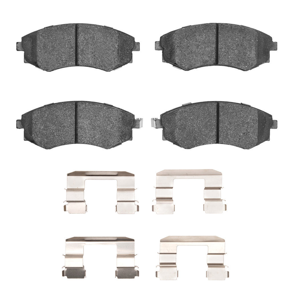 Dynamic Friction 1551-0700-03 - 5000 Advanced Ceramic Brake Pads With Hardware
