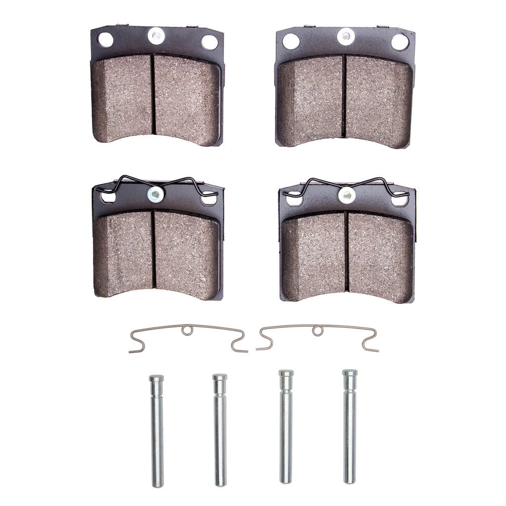Dynamic Friction 1551-0703-01 - 5000 Advanced Semi Metallic Brake Pads With Hardware