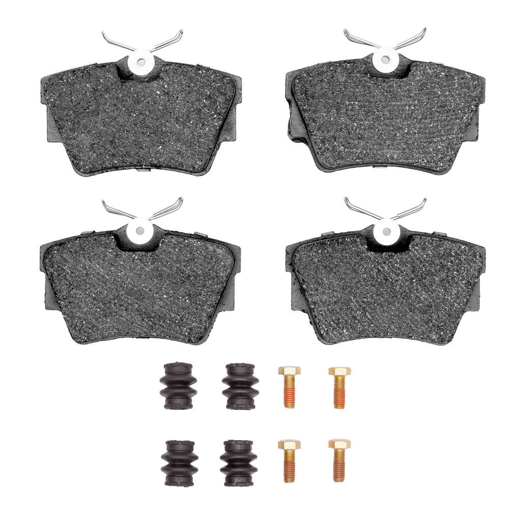 Dynamic Friction 1551-0706-01 - 5000 Advanced Low Metallic Brake Pads With Hardware