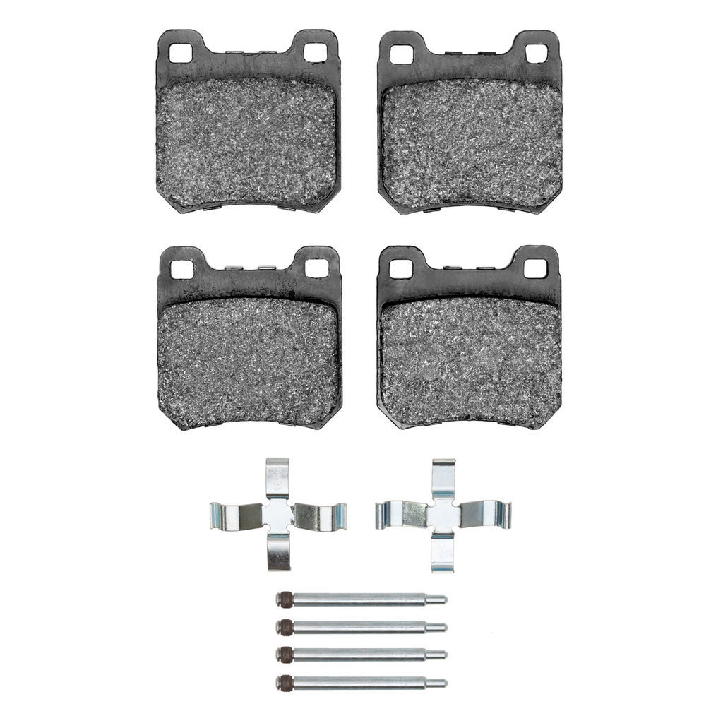 Dynamic Friction 1551-0709-02 - 5000 Advanced Low Metallic Brake Pads With Hardware
