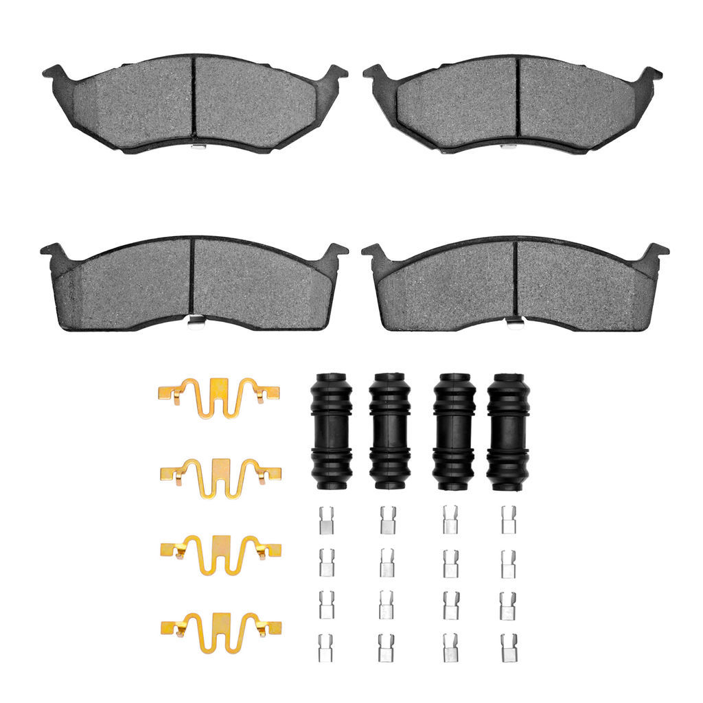 Dynamic Friction 1551-0730-01 - 5000 Advanced Ceramic Brake Pads With Hardware