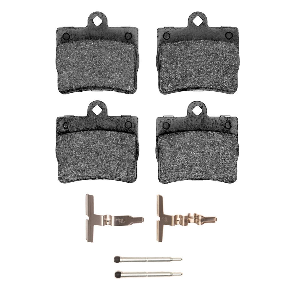Dynamic Friction 1551-0739-01 - 5000 Advanced Low Metallic Brake Pads With Hardware
