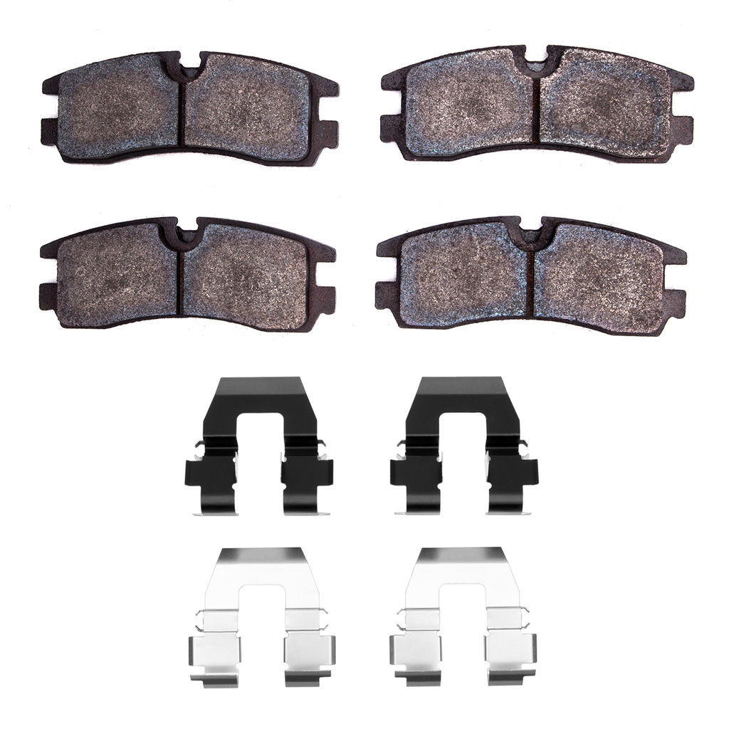 Dynamic Friction 1551-0754-01 - 5000 Advanced Semi Metallic Brake Pads With Hardware