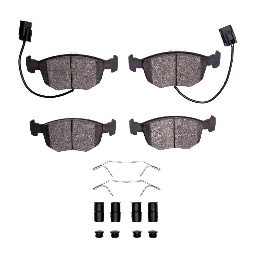 Dynamic Friction 1551-0762-01 - 5000 Advanced Low Metallic Brake Pads With Hardware