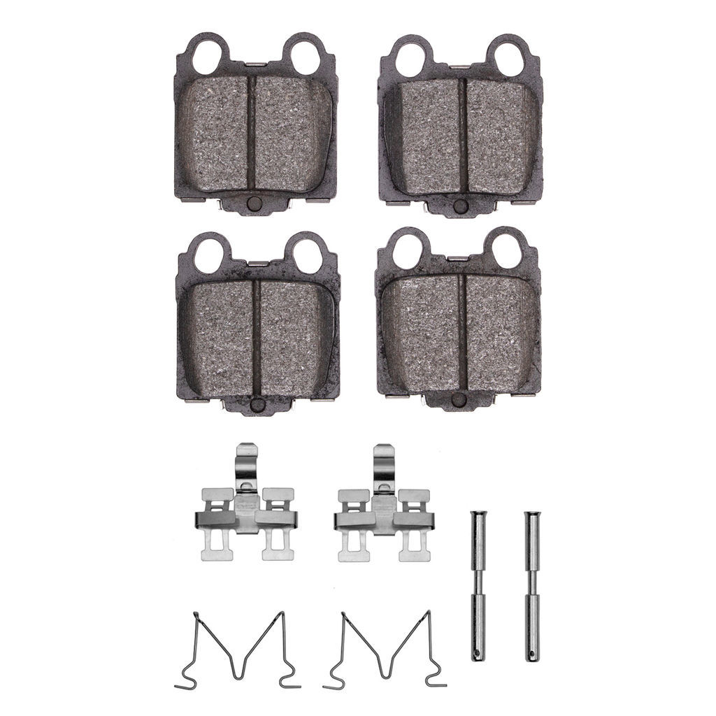 Dynamic Friction 1551-0771-01 - 5000 Advanced Ceramic Brake Pads With Hardware