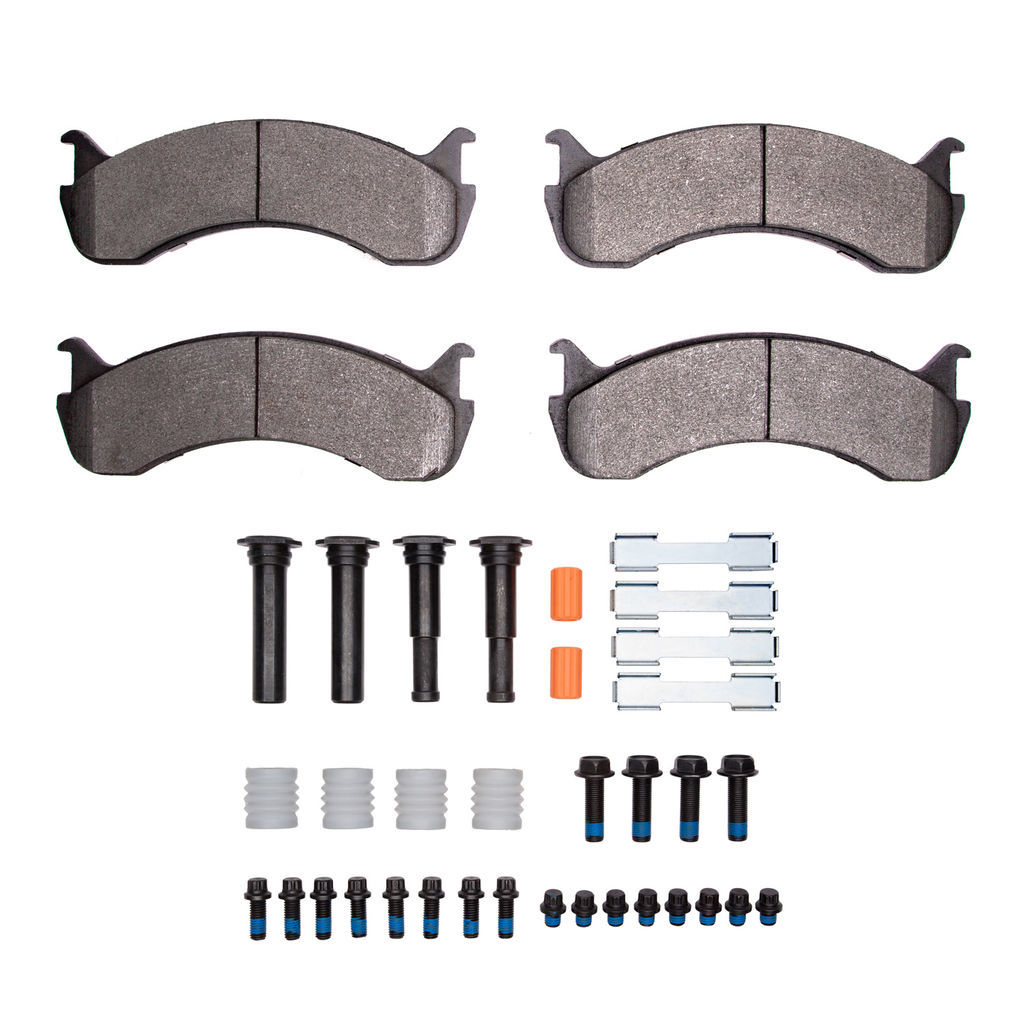 Dynamic Friction 1551-0786-01 - 5000 Advanced Semi Metallic Brake Pads With Hardware