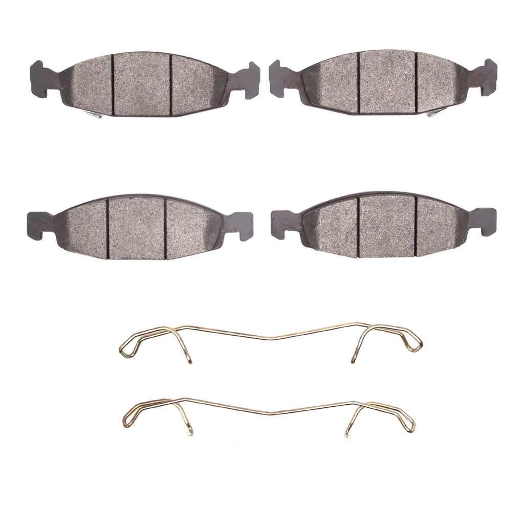Dynamic Friction 1551-0790-01 - 5000 Advanced Semi Metallic Brake Pads With Hardware