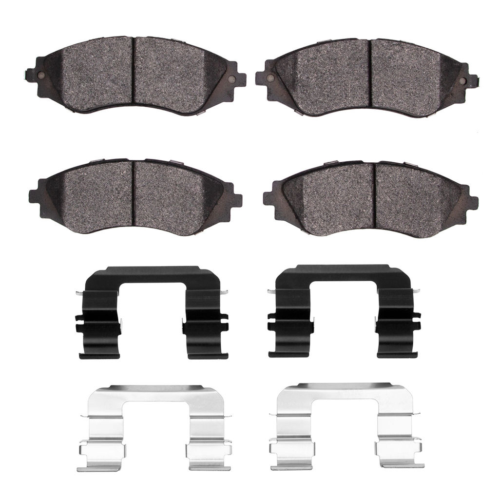Dynamic Friction 1551-0797-01 - 5000 Advanced Ceramic Brake Pads With Hardware