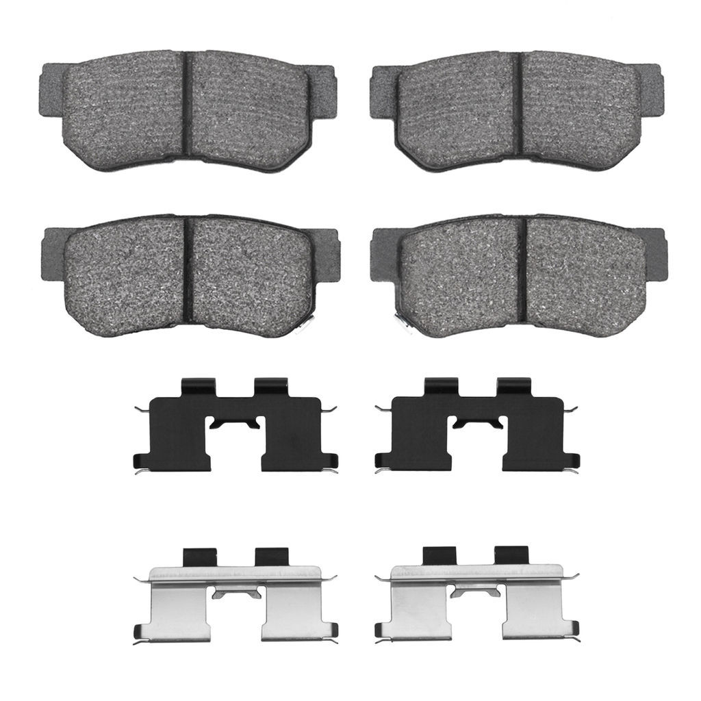 Dynamic Friction 1551-0813-01 - 5000 Advanced Ceramic Brake Pads With Hardware