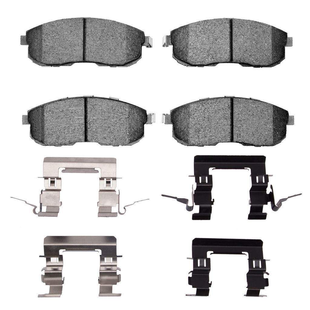 Dynamic Friction 1551-0815-02 - 5000 Advanced Ceramic Brake Pads With Hardware