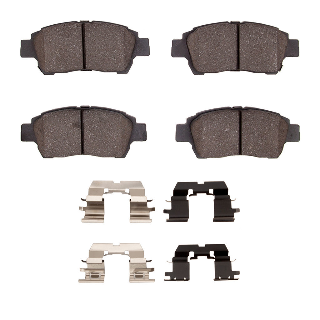 Dynamic Friction 1551-0831-01 - 5000 Advanced Ceramic Brake Pads With Hardware