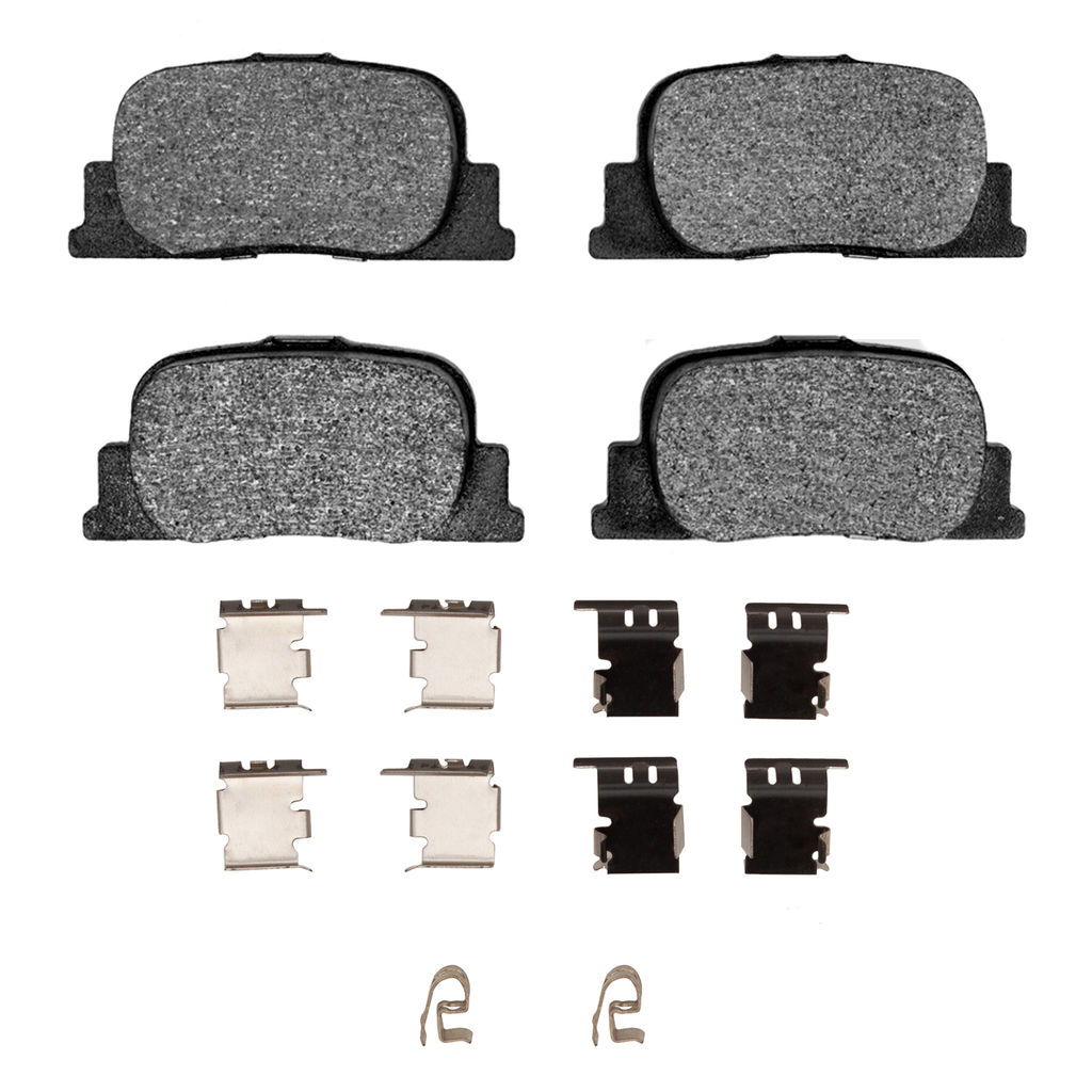 Dynamic Friction 1551-0835-01 - 5000 Advanced Ceramic Brake Pads With Hardware