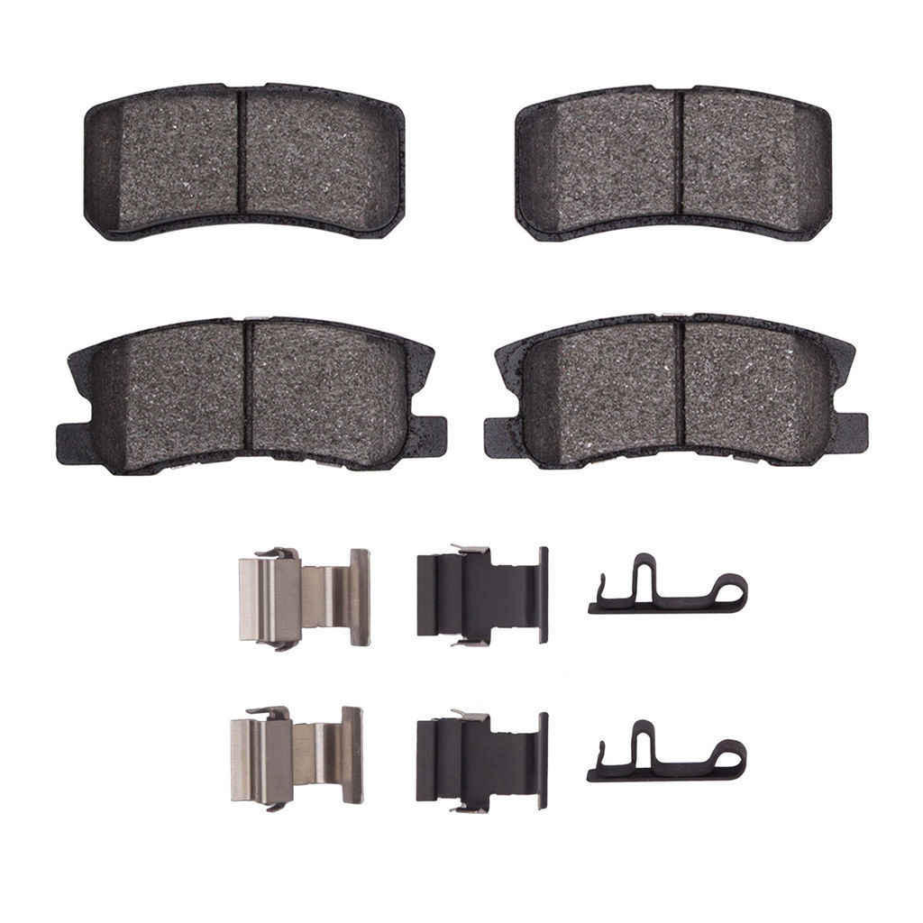 Dynamic Friction 1551-0868-01 - 5000 Advanced Ceramic Brake Pads With Hardware