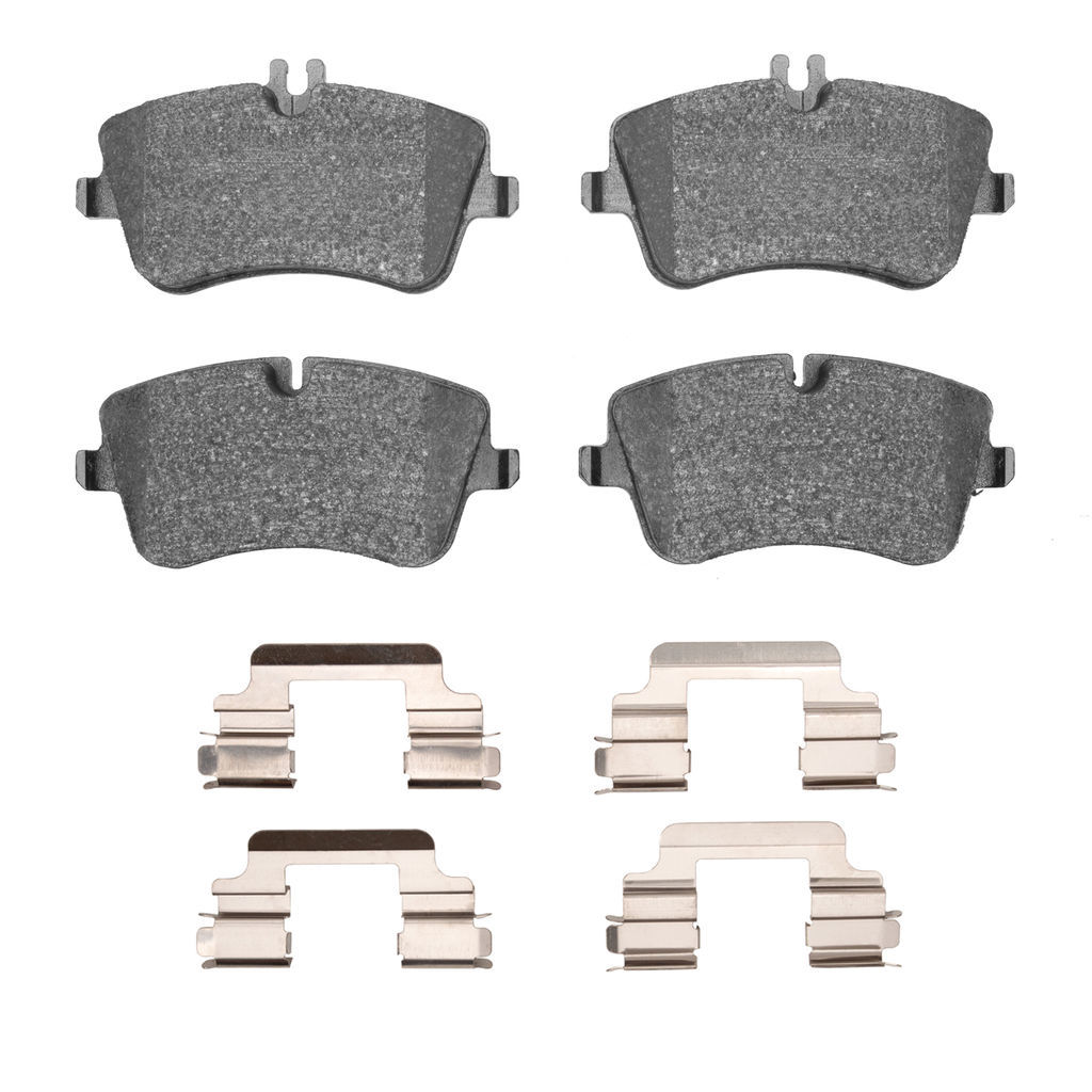 Dynamic Friction 1551-0872-01 - 5000 Advanced Low Metallic Brake Pads With Hardware