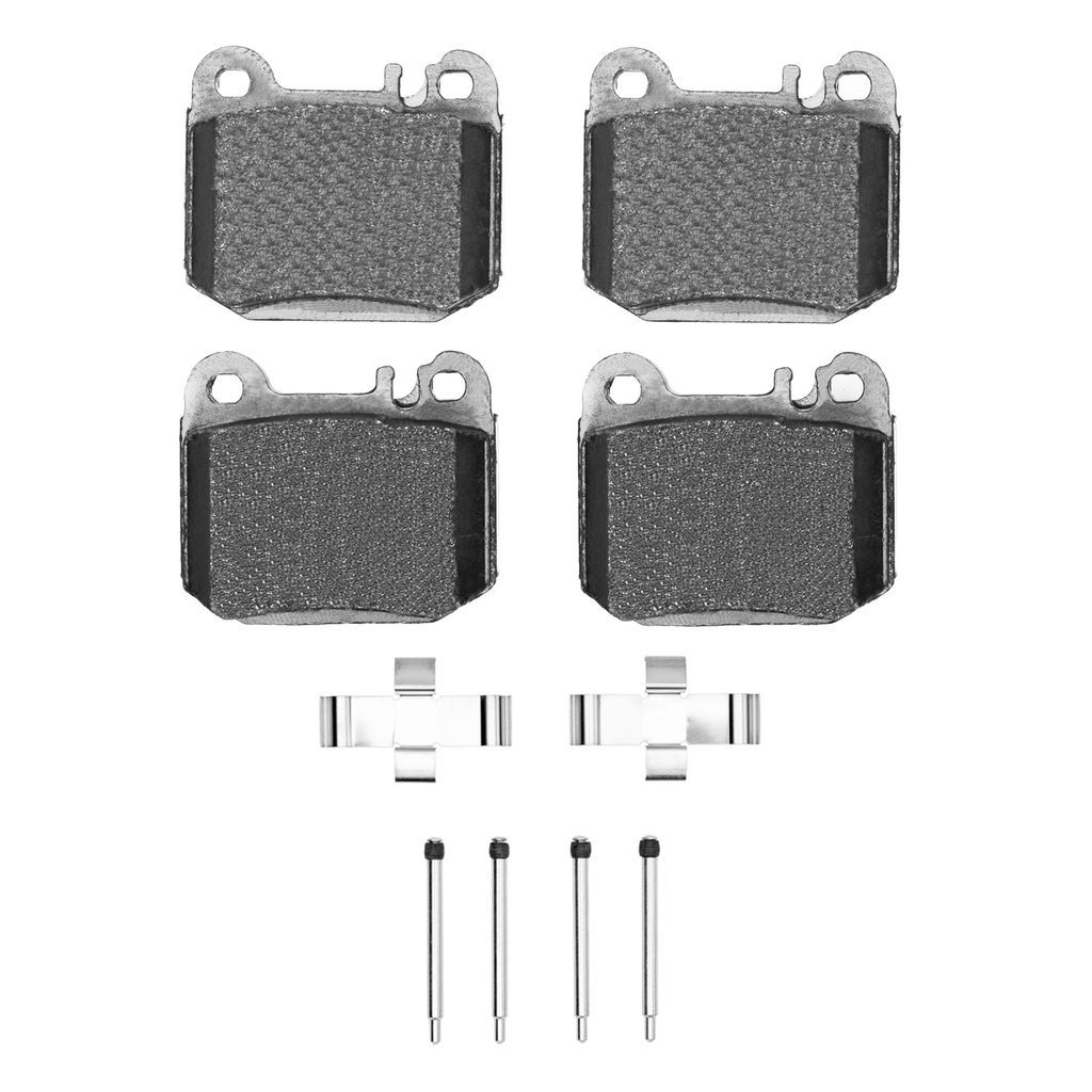 Dynamic Friction 1551-0874-01 - 5000 Advanced Low Metallic Brake Pads With Hardware