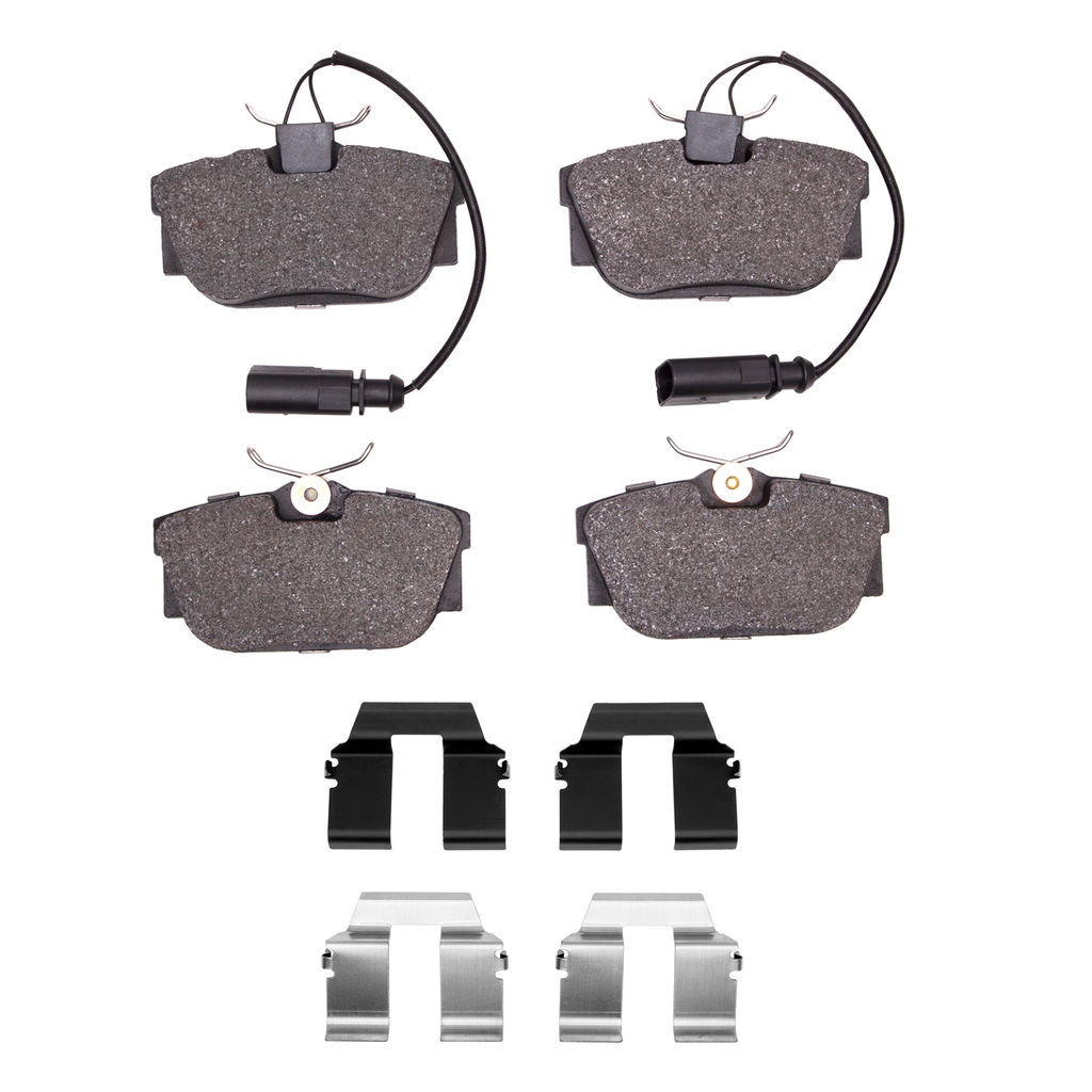 Dynamic Friction 1551-0877-21 - 5000 Advanced Semi Metallic Brake Pads With Hardware
