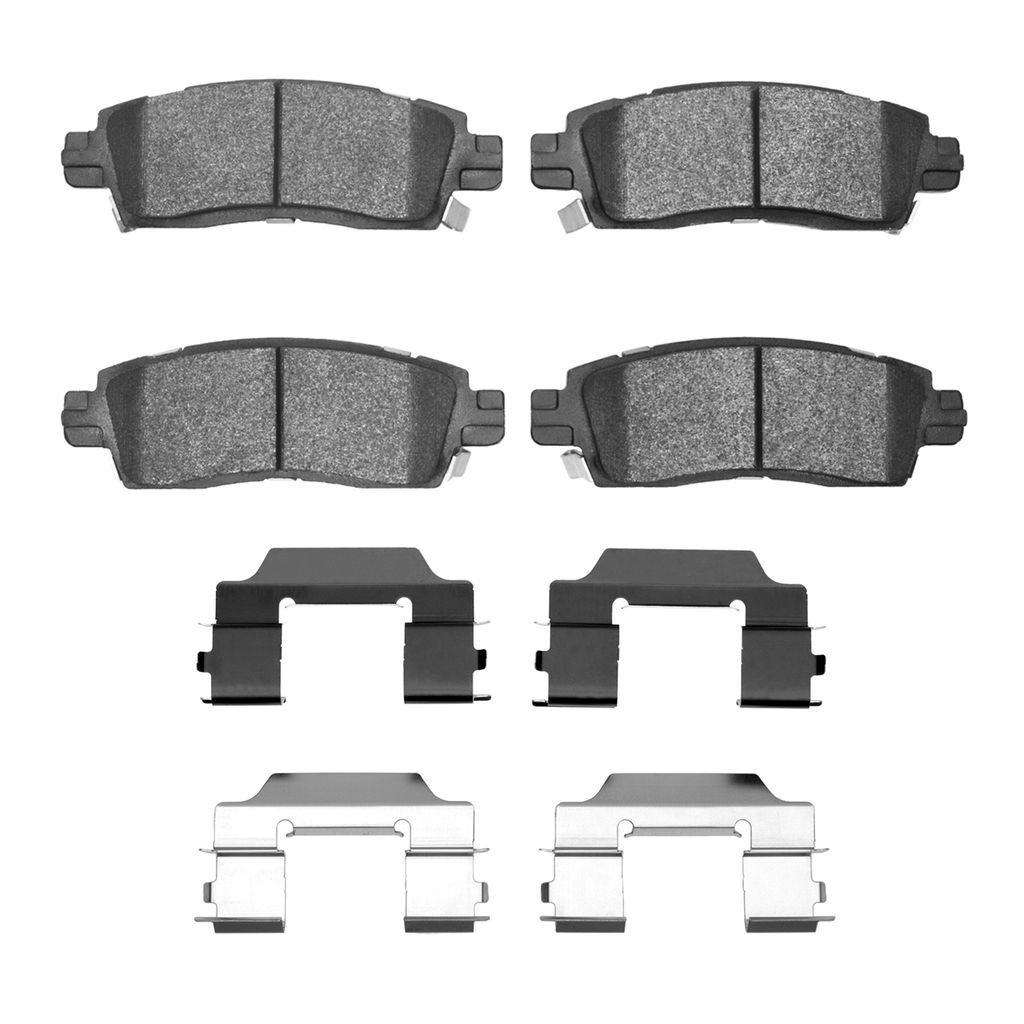 Dynamic Friction 1551-0883-01 - 5000 Advanced Ceramic Brake Pads With Hardware