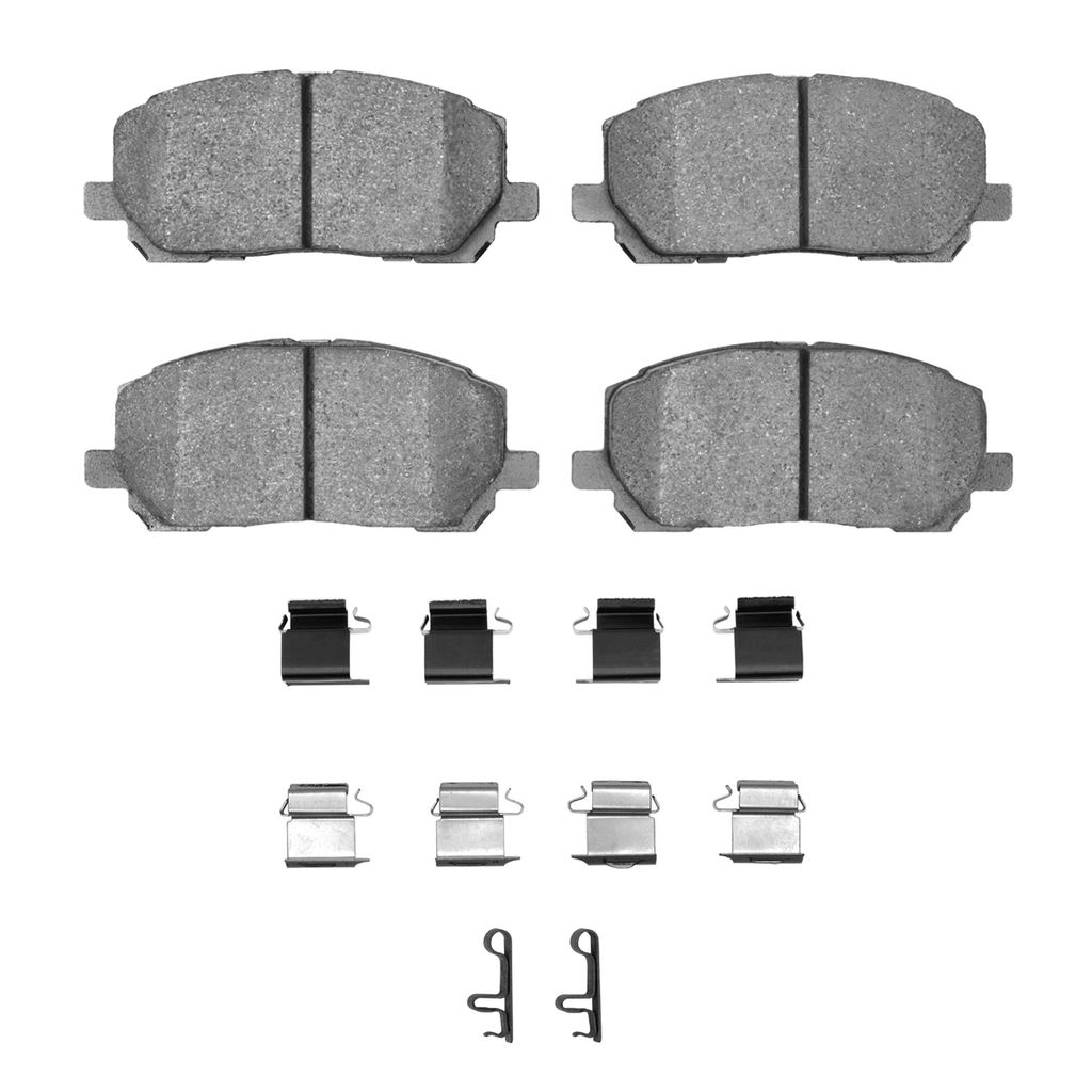 Dynamic Friction 1551-0884-01 - 5000 Advanced Ceramic Brake Pads With Hardware