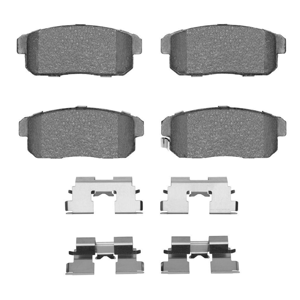 Dynamic Friction 1551-0900-01 - 5000 Advanced Ceramic Brake Pads With Hardware