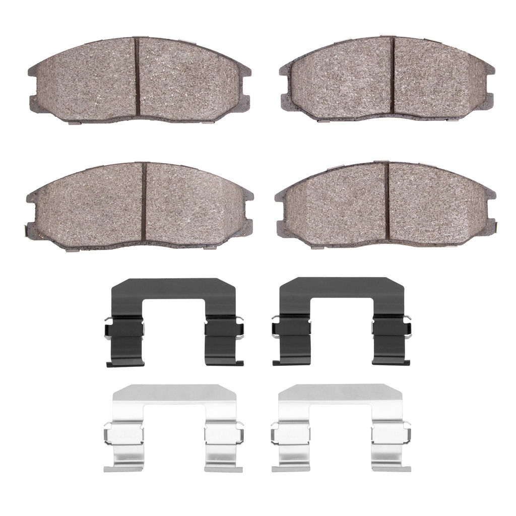 Dynamic Friction 1551-0903-01 - 5000 Advanced Ceramic Brake Pads With Hardware