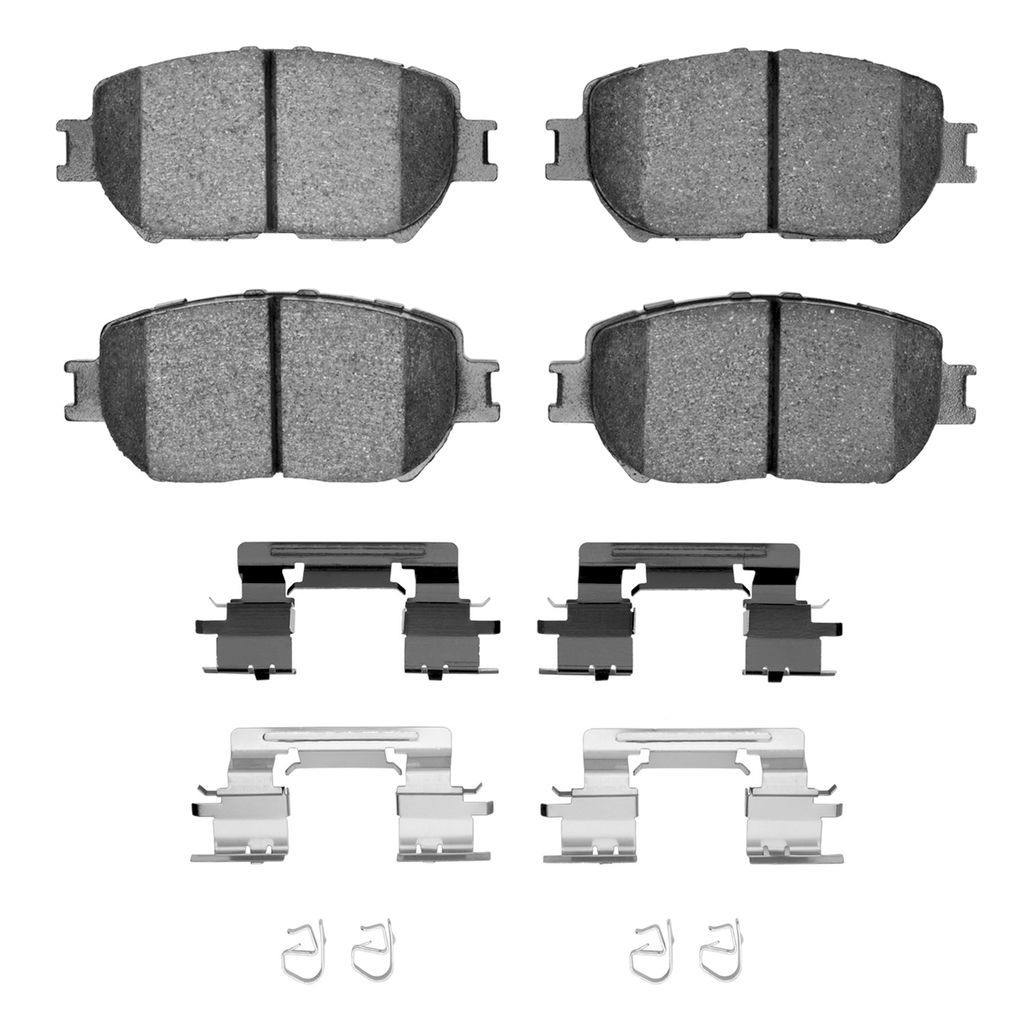 Dynamic Friction 1551-0908-01 - 5000 Advanced Ceramic Brake Pads With Hardware
