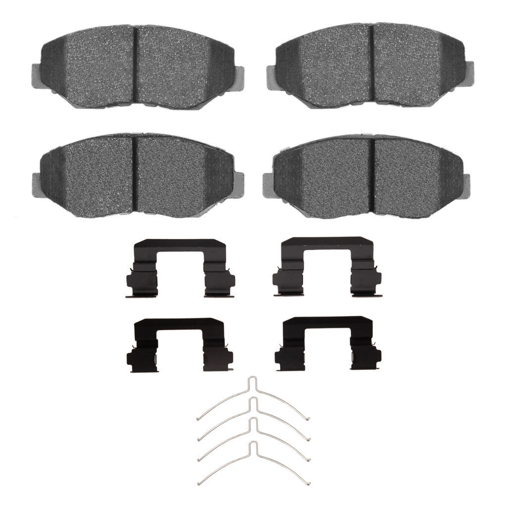 Dynamic Friction 1551-0914-02 - 5000 Advanced Ceramic Brake Pads With Hardware