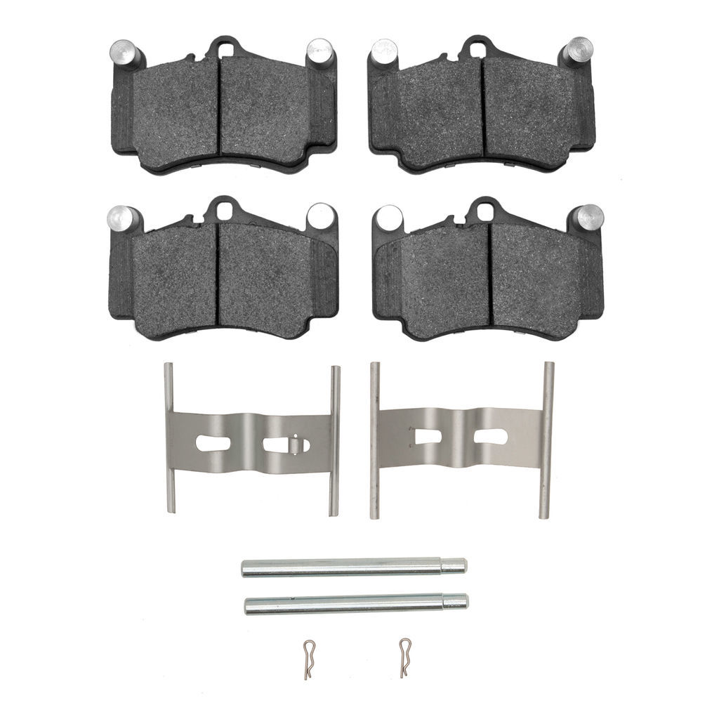 Dynamic Friction 1551-0916-01 - 5000 Advanced Low Metallic Brake Pads With Hardware