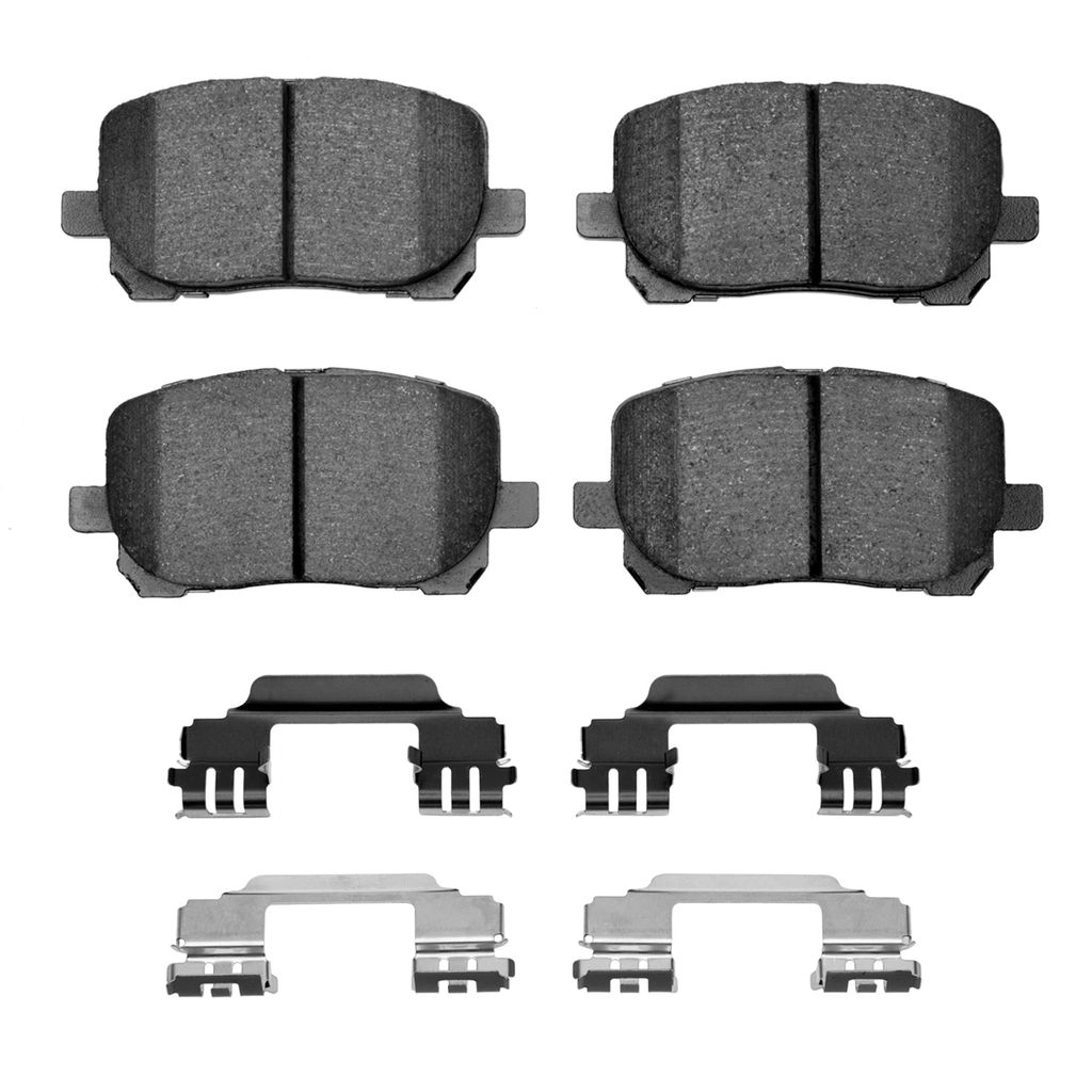 Dynamic Friction 1551-0923-01 - 5000 Advanced Ceramic Brake Pads With Hardware