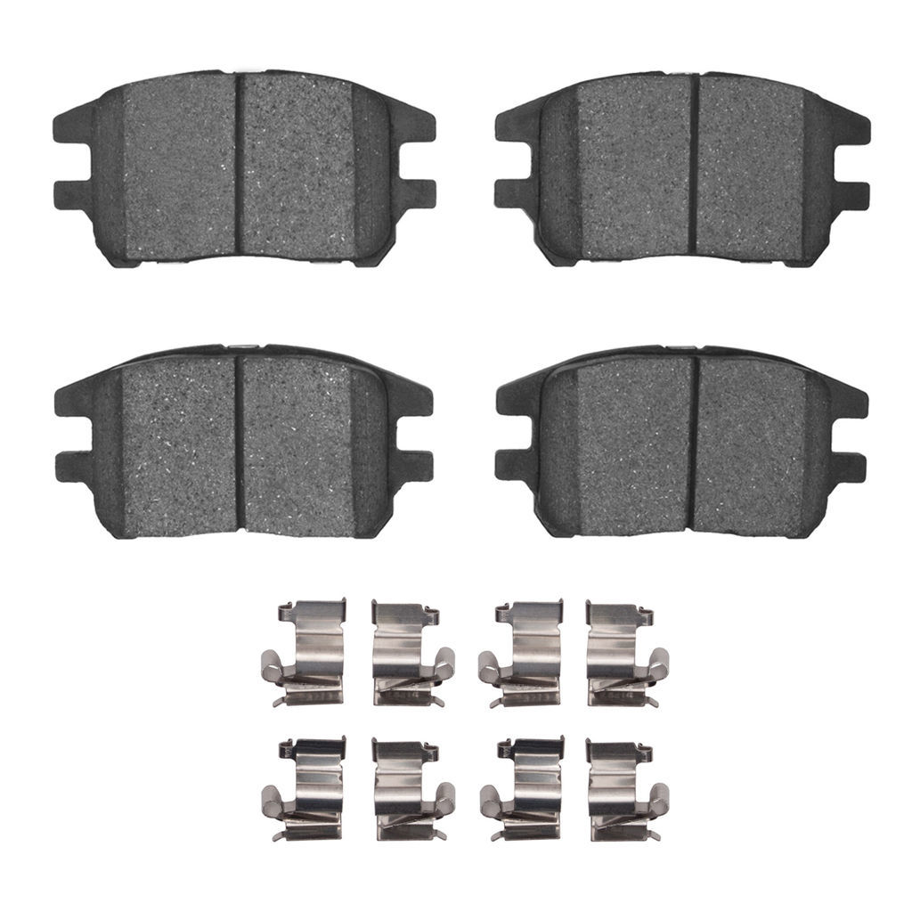 Dynamic Friction 1551-0930-01 - 5000 Advanced Ceramic Brake Pads With Hardware