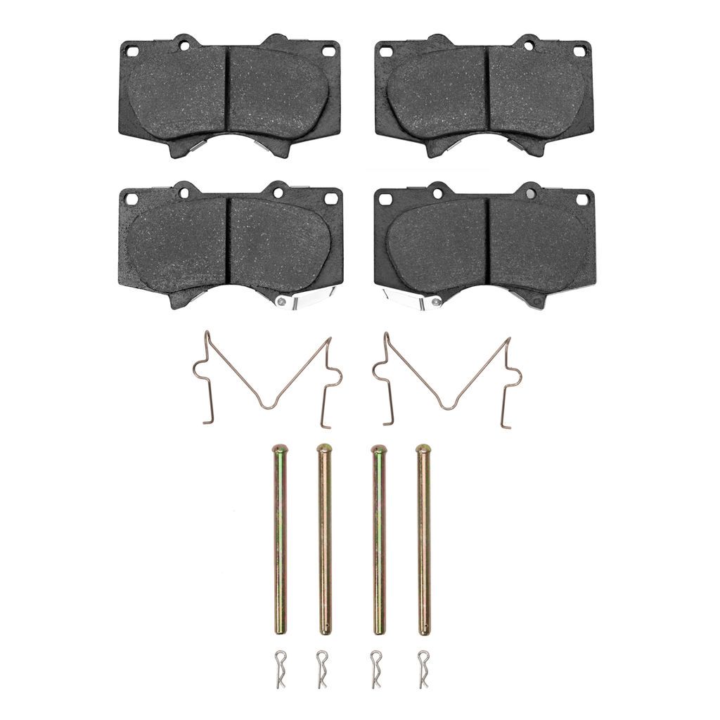 Dynamic Friction 1551-0976-01 - 5000 Advanced Ceramic Brake Pads With Hardware